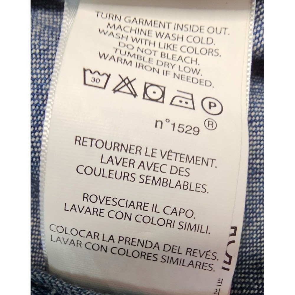 Polo Ralph Lauren Womens Western Denim Midi Dress LG Snap Front Blue Medium Wash - Picture 5 of 7